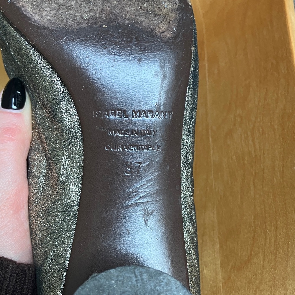 Isabel Marant silver heeled party boots - Picture 6 of 6